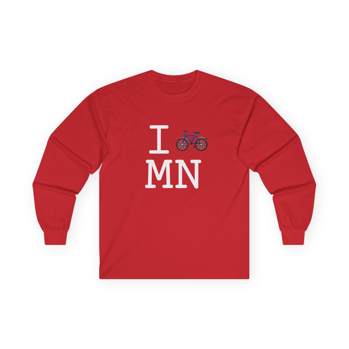 "I Bicycle Minnesota" Long Sleeve Shirt