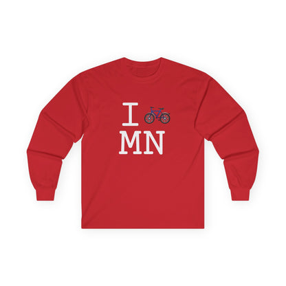 "I Bicycle Minnesota" Long Sleeve Shirt