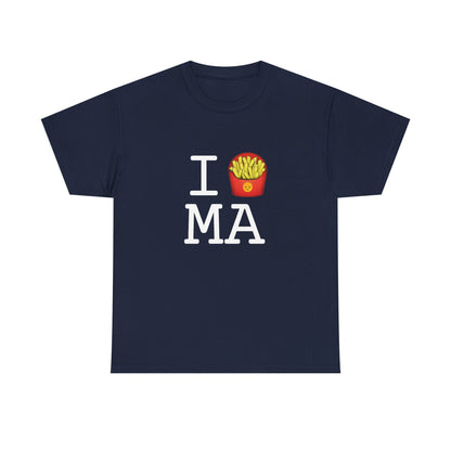 "I French Fries Massachusetts" Tee