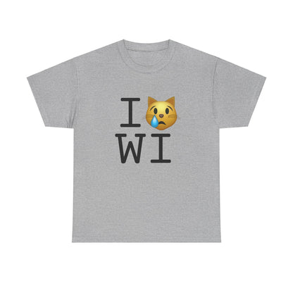 "I'm a Crying Cat about Wisconsin" Tee
