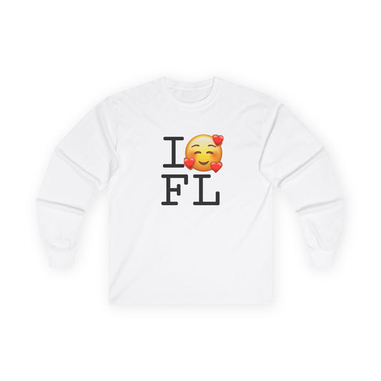 "I Adore Florida" Long Sleeve Shirt
