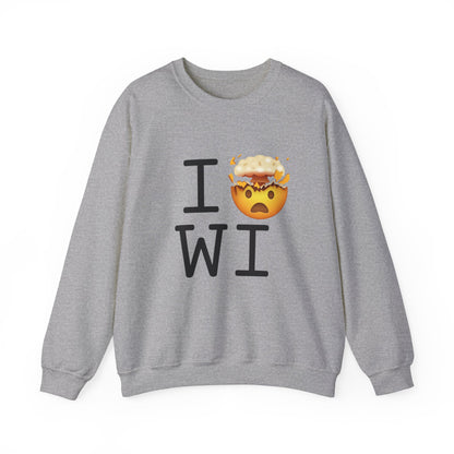 "I'm Mind Blown by Wisconsin" Sweatshirt