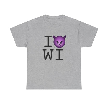 "I'm an Angry Devil about Wisconsin" Tee