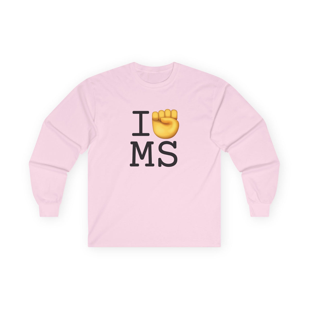 "I Raise my Fist with Mississippi" Long Sleeve Shirt