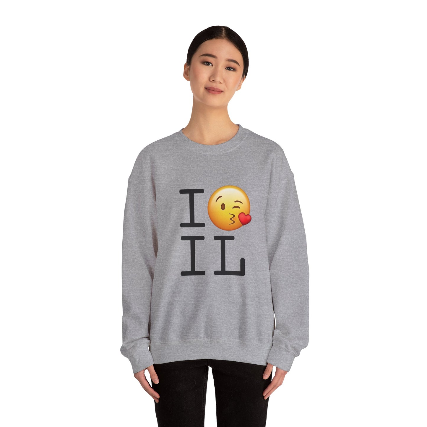 "I Blow a Kiss at Illinois" Sweatshirt