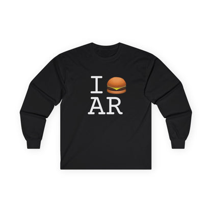 "I Cheeseburger Arkansas" Long Sleeve Shirt