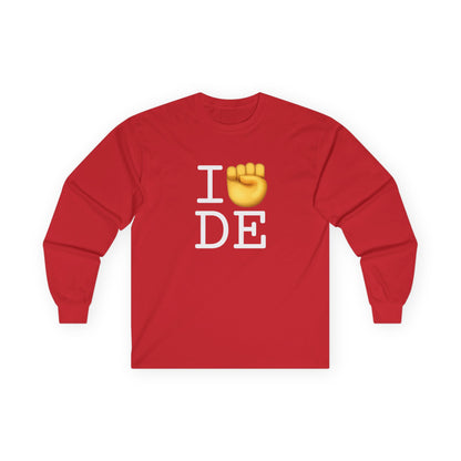 "I Raise my Fist with Delaware" Long Sleeve Shirt