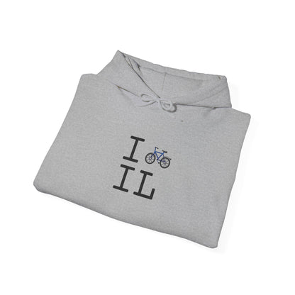 "I Bicycle Illinois" Hoodie