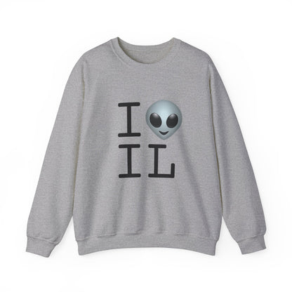 "I Feel Alien in Illinois" Sweatshirt