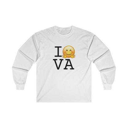 "I Hug Virginia" Long Sleeve Shirt