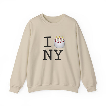 "I Birthday Cake New York" Sweatshirt