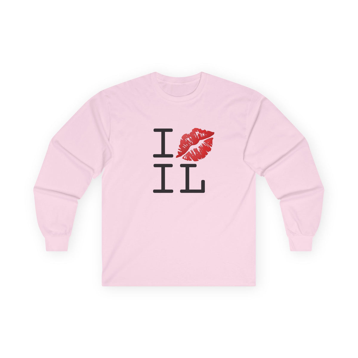 "I Kiss Mark Illinois" Long Sleeve Shirt
