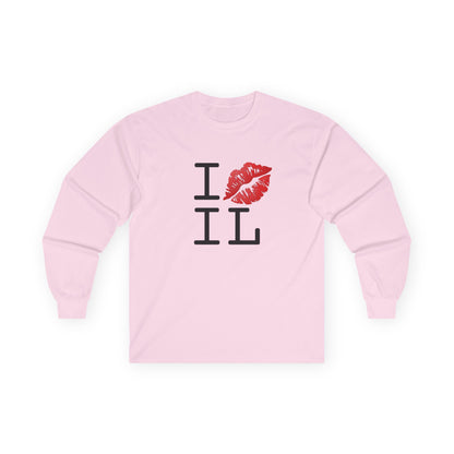 "I Kiss Mark Illinois" Long Sleeve Shirt
