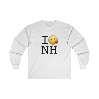 "I Blow a Kiss at New Hampshire" Long Sleeve Shirt