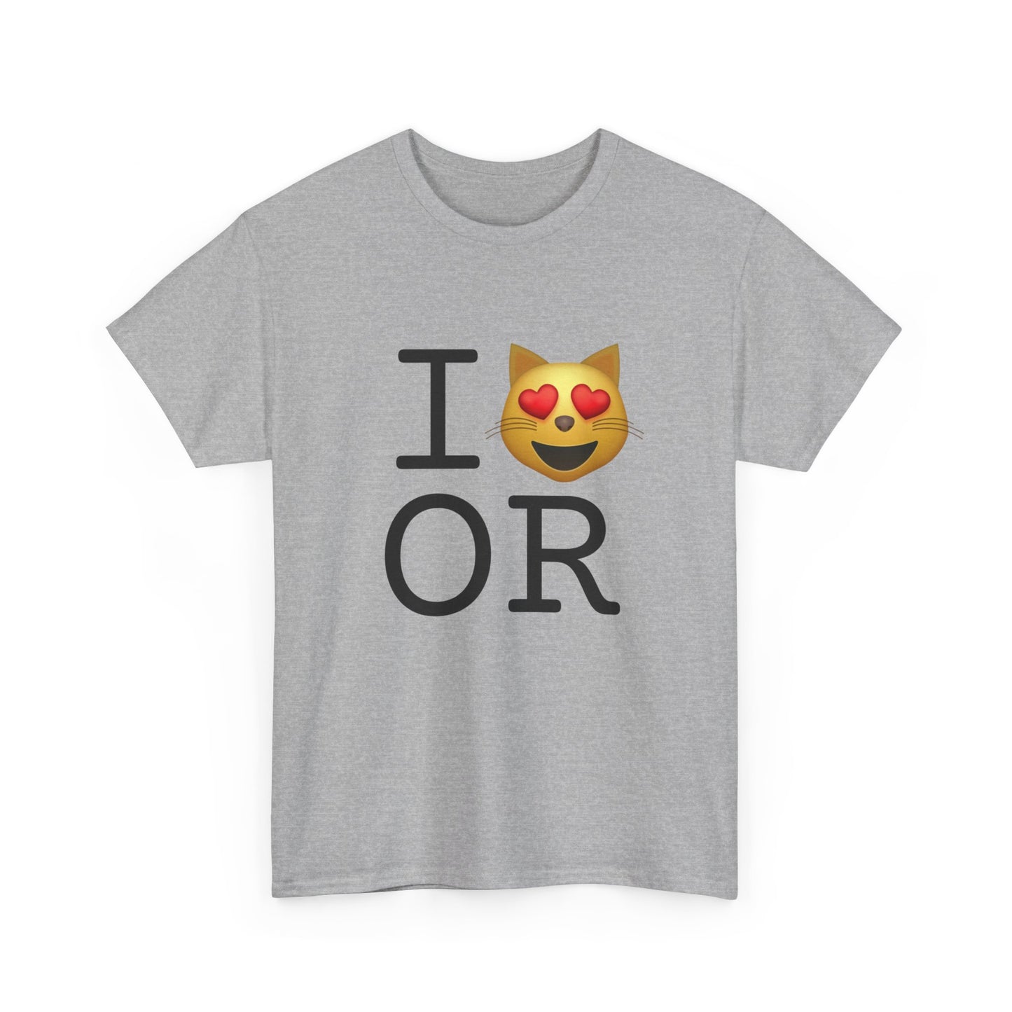 "I'm a Cat that Loves Oregon" Tee