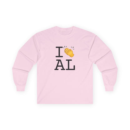 "I Applaud Alabama" Long Sleeve Shirt