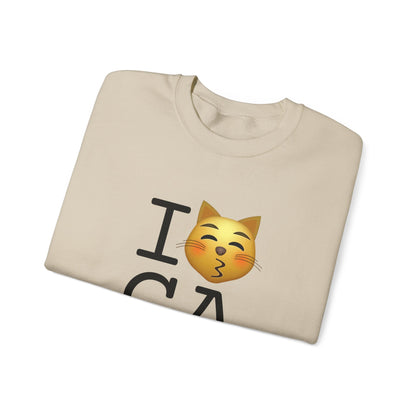 "I'm a Kissing Cat toward Georgia" Sweatshirt