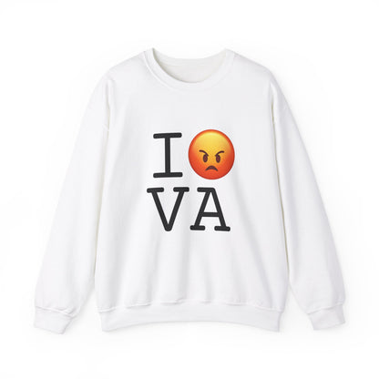 "I'm Angry about Virginia" Sweatshirt