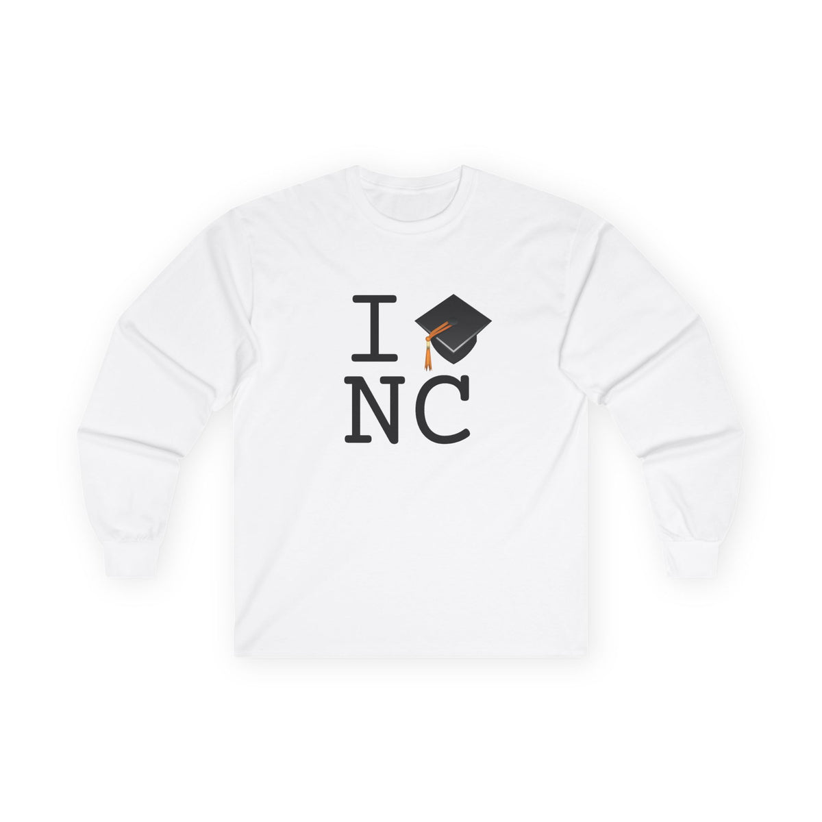 "I Graduate North Carolina" Long Sleeve Shirt