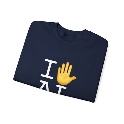 "I Stop (Raised Hand) Alabama" Sweatshirt