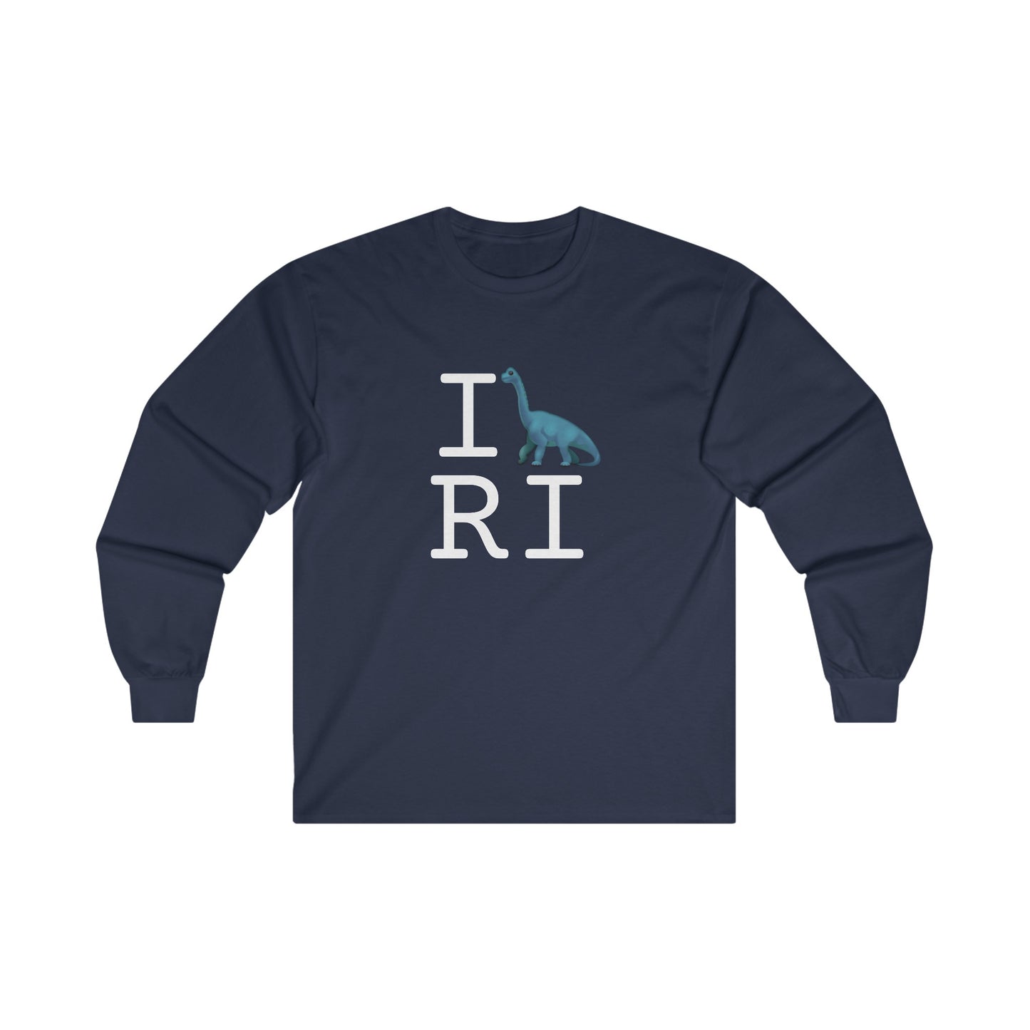 "I'm a Dinosaur in Rhode Island" Long Sleeve Shirt