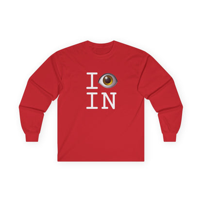 "I See (Eye) Indiana" Long Sleeve Shirt