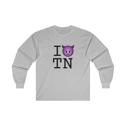 "I'm an Angry Devil about Tennessee" Long Sleeve Shirt