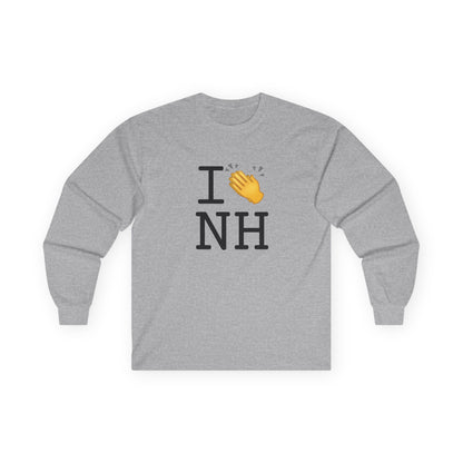 "I Applaud New Hampshire" Long Sleeve Shirt