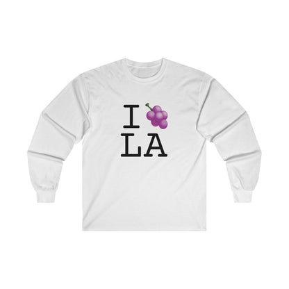 "I Grape Louisiana" Long Sleeve Shirt