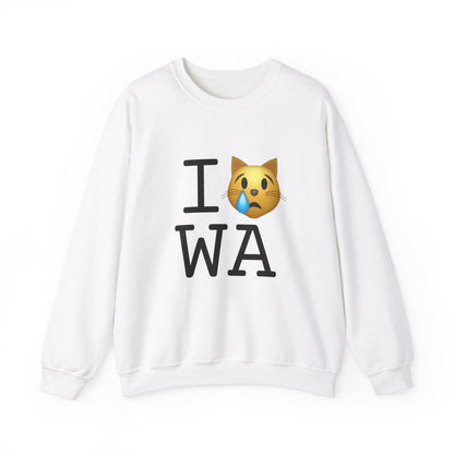 "I'm a Crying Cat about Washington" Sweatshirt