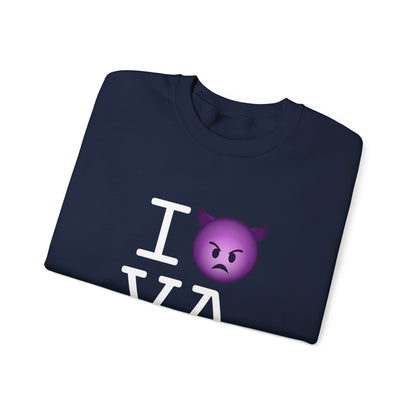 "I'm an Angry Devil about Virginia" Sweatshirt