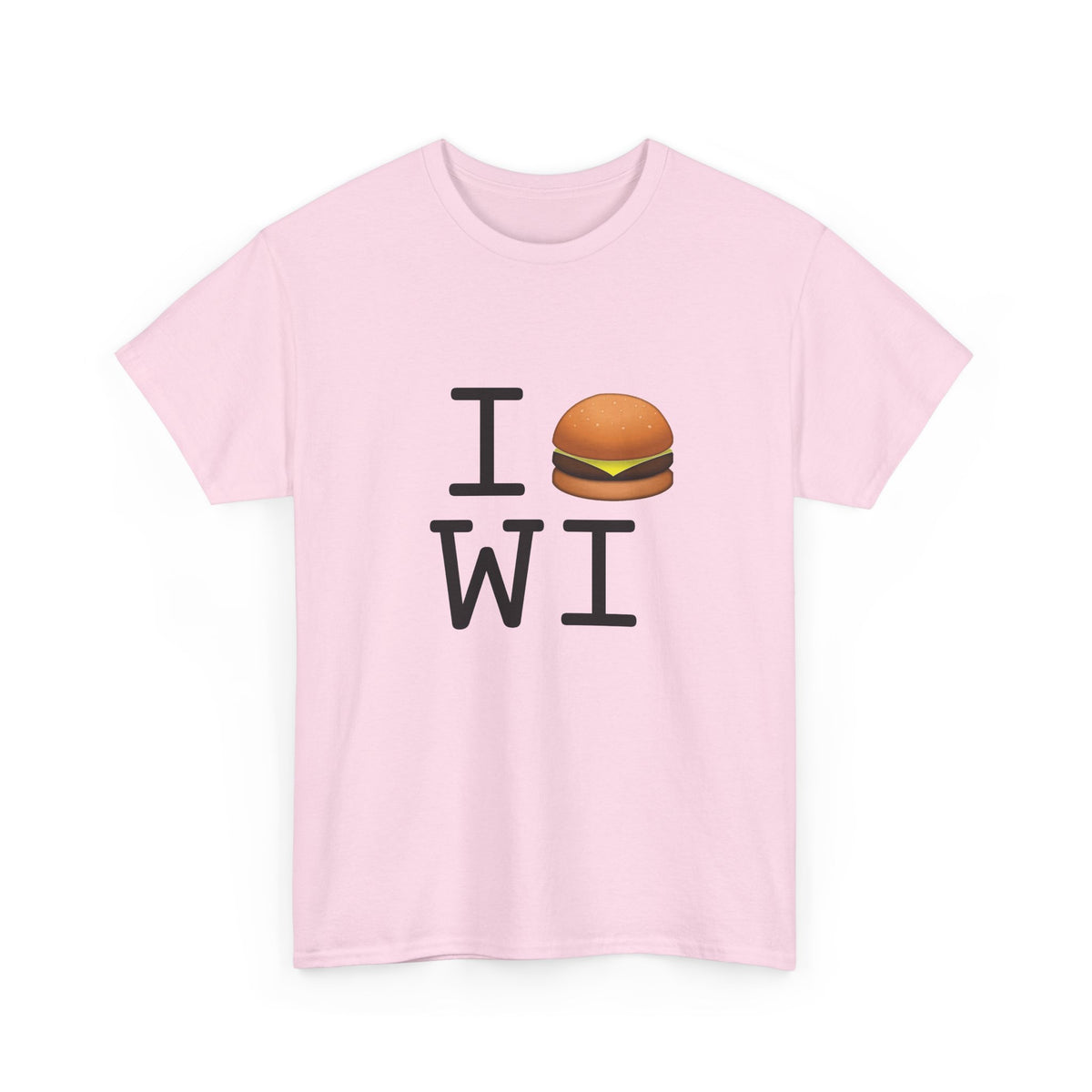 "I Cheeseburger Wisconsin" Tee