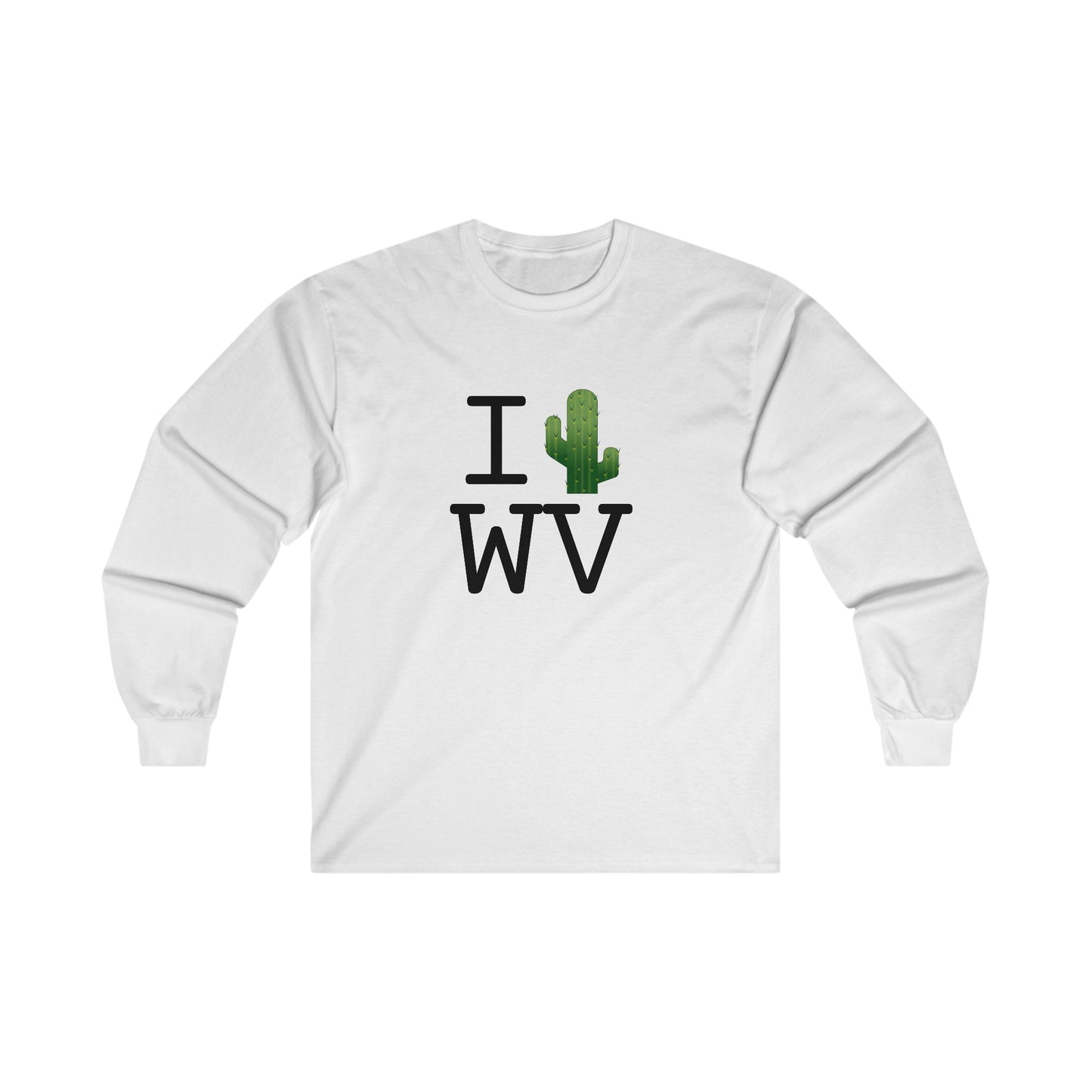 "I Cactus West Virginia" Long Sleeve Shirt