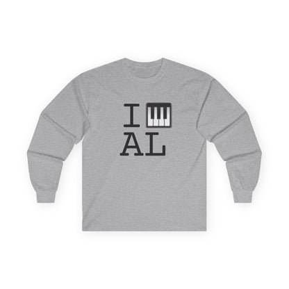 "I Piano Alabama" Long Sleeve Shirt
