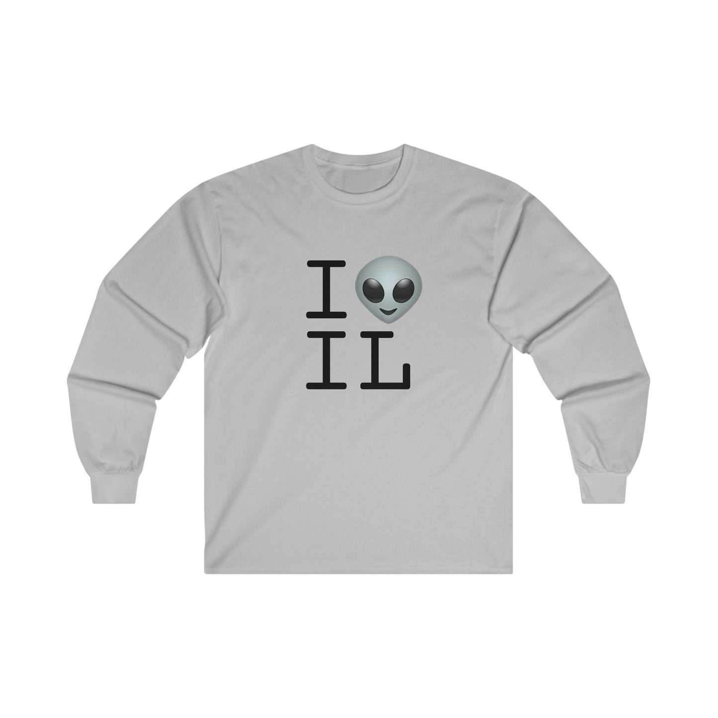 "I Feel Alien in Illinois" Long Sleeve Shirt