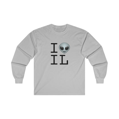 "I Feel Alien in Illinois" Long Sleeve Shirt