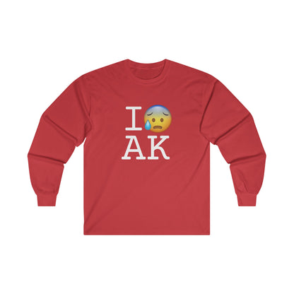 "I'm Anxiously Sweating in Alaska" Long Sleeve Shirt