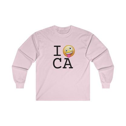 "I'm Crazy about California" Long Sleeve Shirt