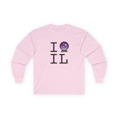 "I Predict the Future (Crystal Ball) of Illinois" Long Sleeve Shirt