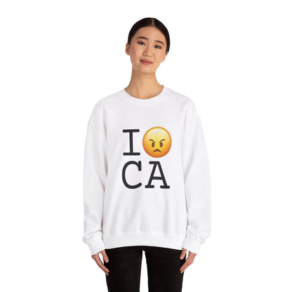 "I'm Mad at California" Sweatshirt