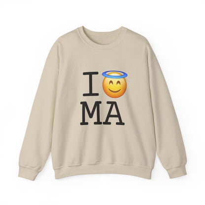 "I'm an Angel in Massachusetts" Sweatshirt