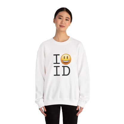 "I'm Happy about Idaho" Sweatshirt