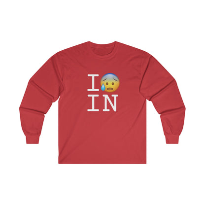 "I'm Anxiously Sweating in Indiana" Long Sleeve Shirt