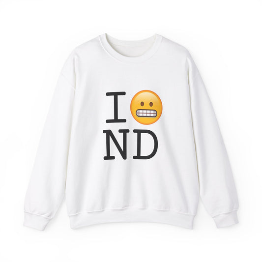 "I Grimace About North Dakota" Sweatshirt