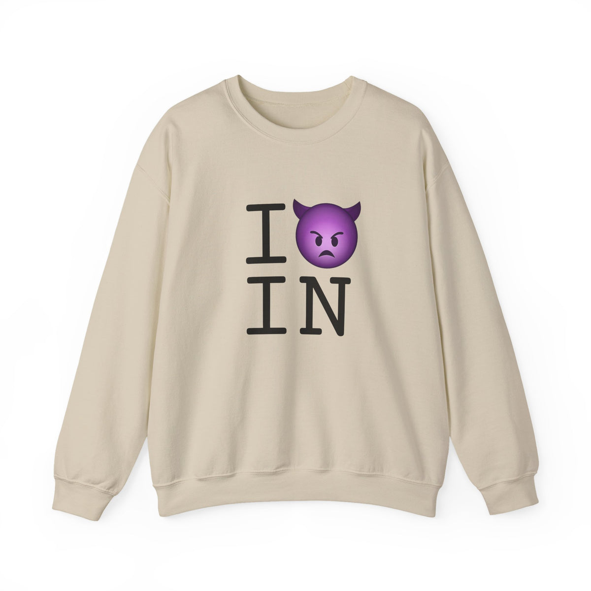 "I'm an Angry Devil about Indiana" Sweatshirt