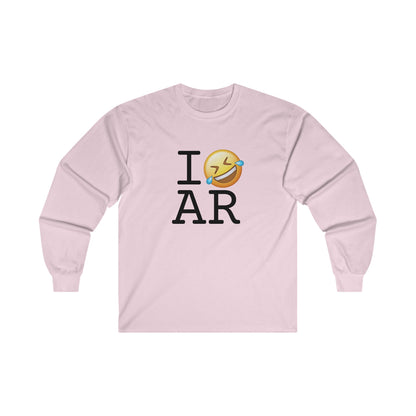"I Laugh Hard (LMFAO) at Arkansas" Long Sleeve Shirt
