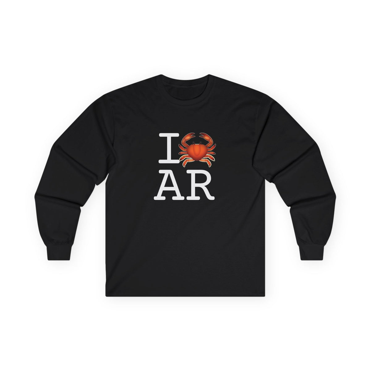 "I Crab Arkansas" Long Sleeve Shirt