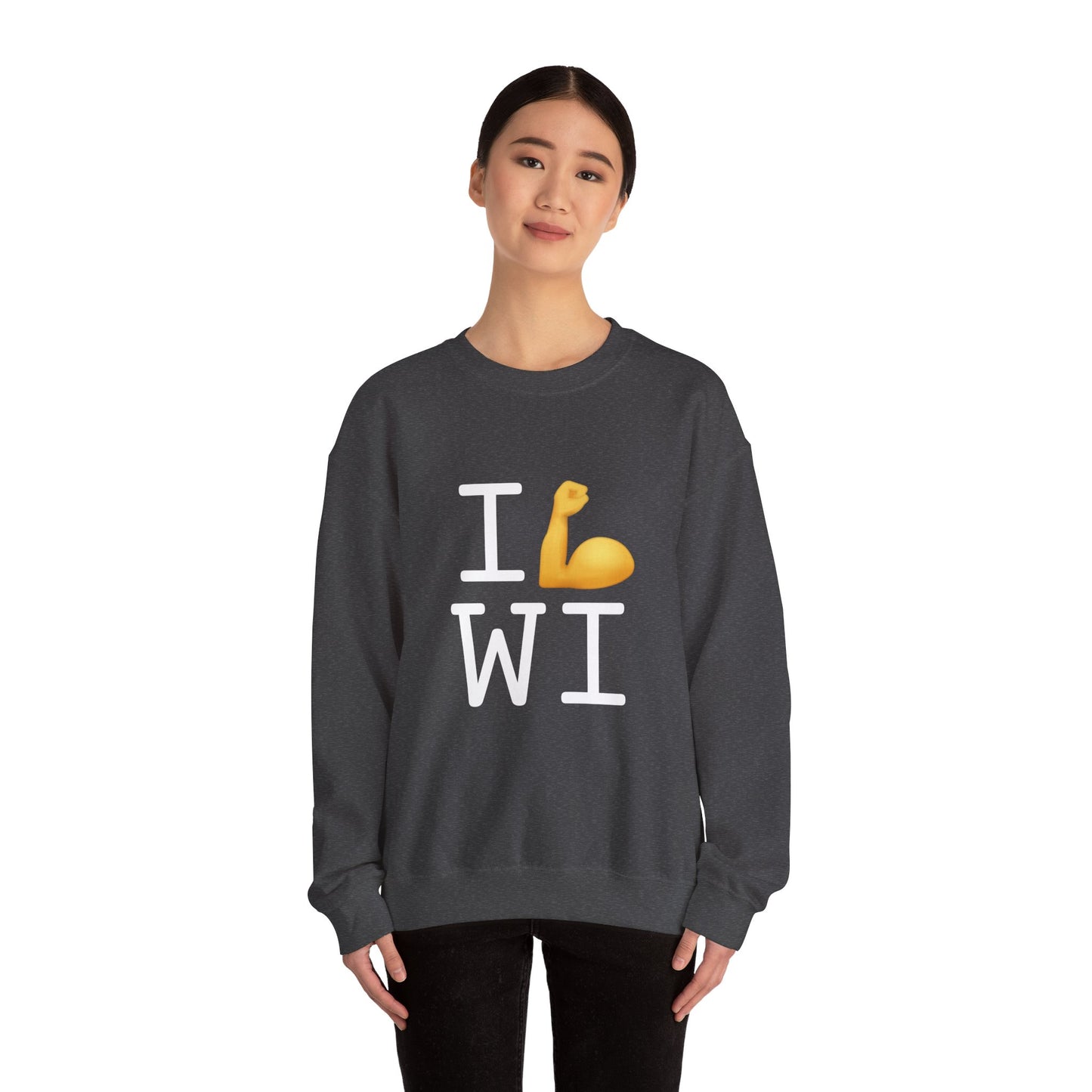 "I Flex in/on Wisconsin" Sweatshirt