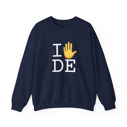 "I Stop (Raised Hand) Delaware" Sweatshirt