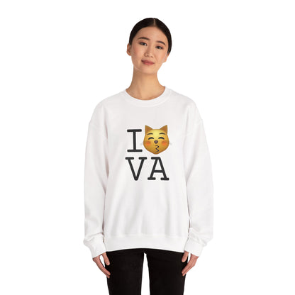 "I'm a Kissing Cat toward Virginia" Sweatshirt